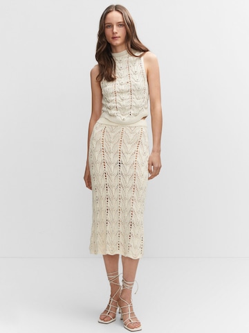 MANGO Rok 'Bella' in Beige