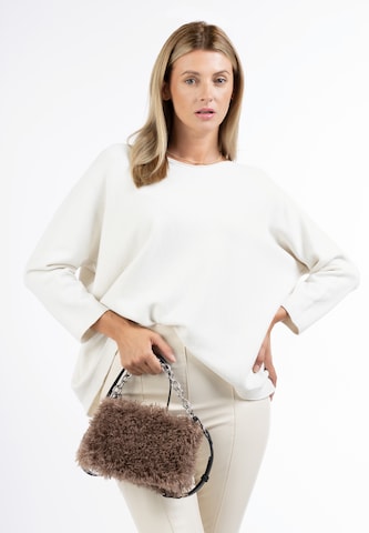 FELIPA - Bolso de mano en marrón: frente