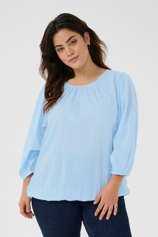 KAFFE CURVE Blouse 'Rory' in Blue