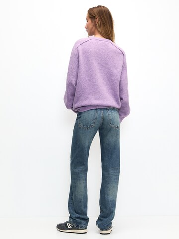 Pull&Bear Pulóver - lila
