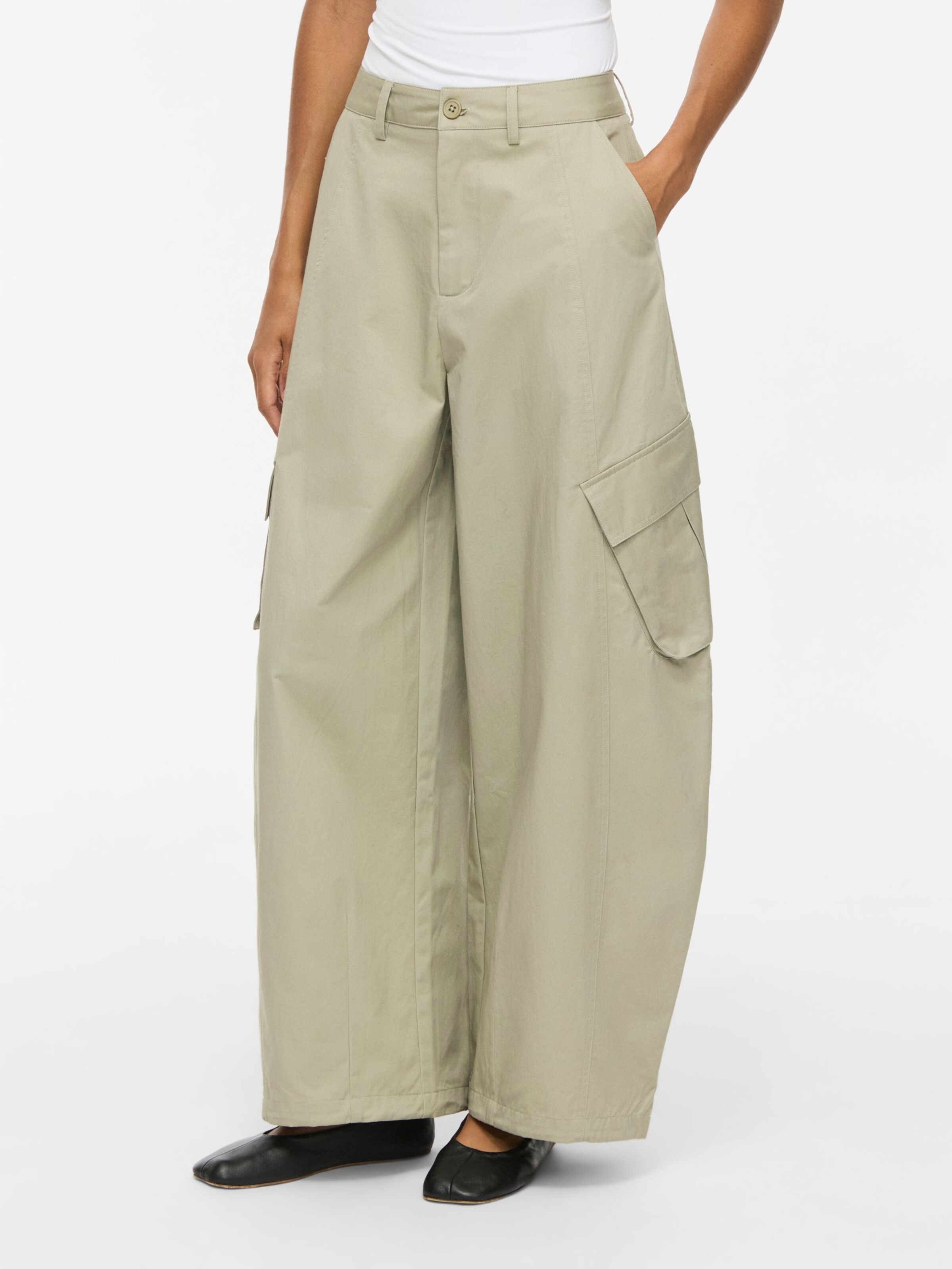 Barrel Pantaloni cargo 'VIKasu' di VILA in grigio