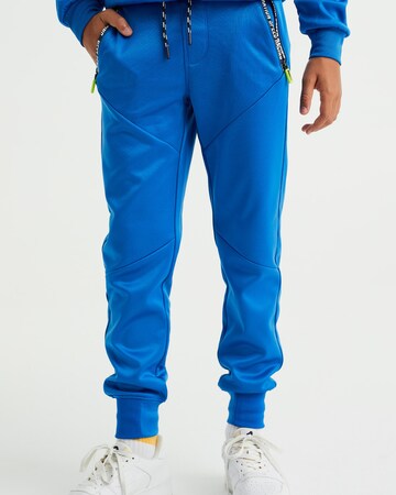 WE Fashion - Tapered Calças em azul: frente