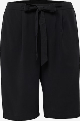 Loosefit Pantalon 'Lotti' Guido Maria Kretschmer Curvy en noir : devant