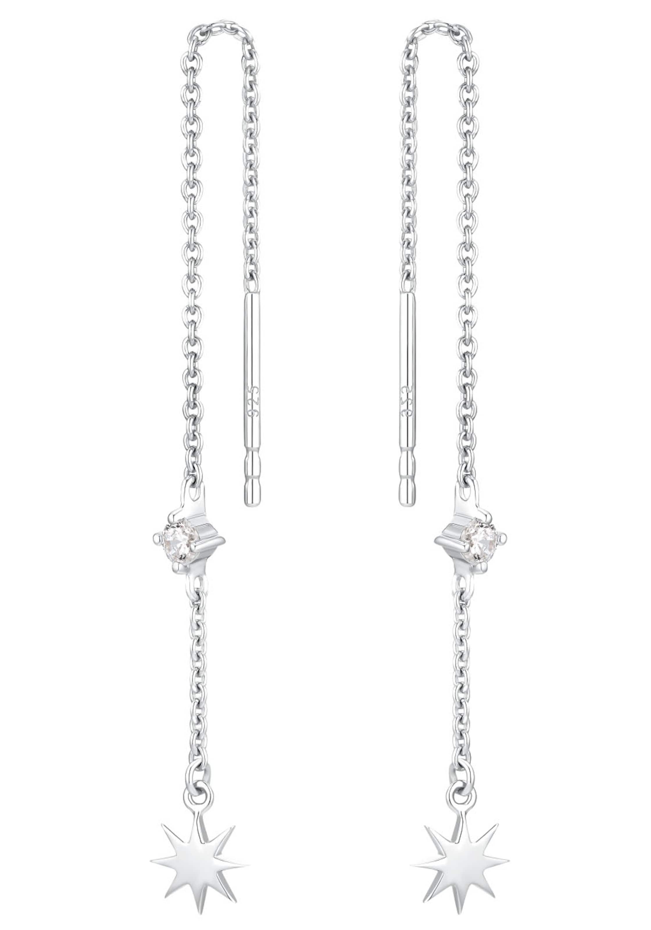 AMOR Earrings 'Stern' in Silver: front