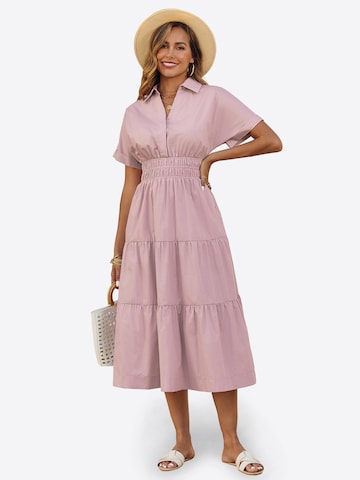 Imily Bela Рокля в розово: отпред