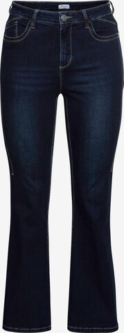 SHEEGO Bootcut Jeans in Blau