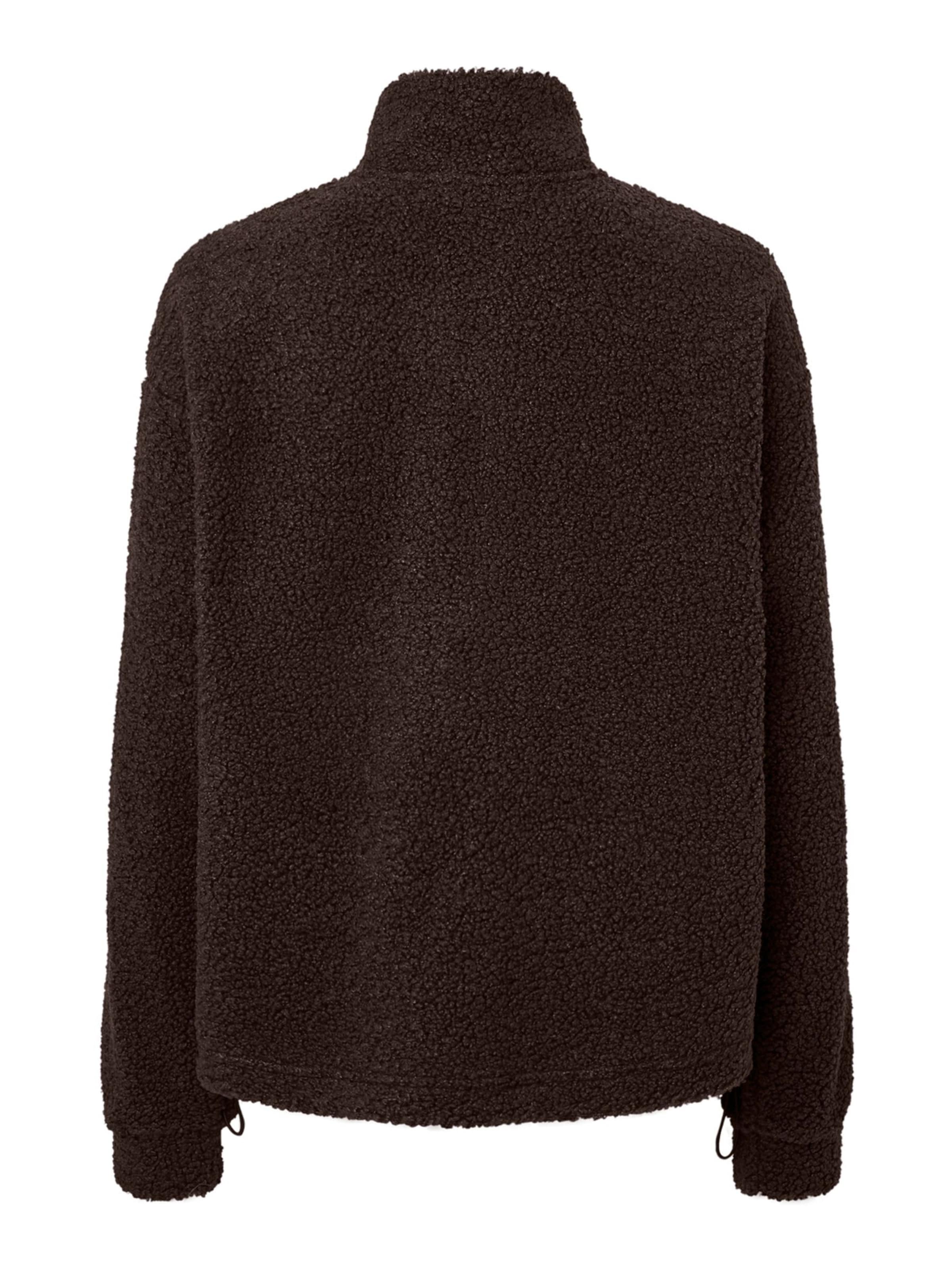 Giacca di pile 'KATTY' di PIECES in marrone