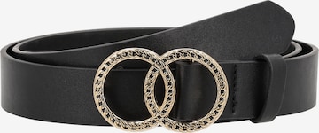 Curea de la faina pe negru: față