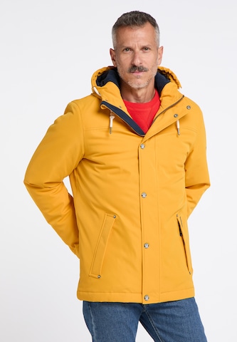 Veste d’hiver Schmuddelwedda en jaune : devant