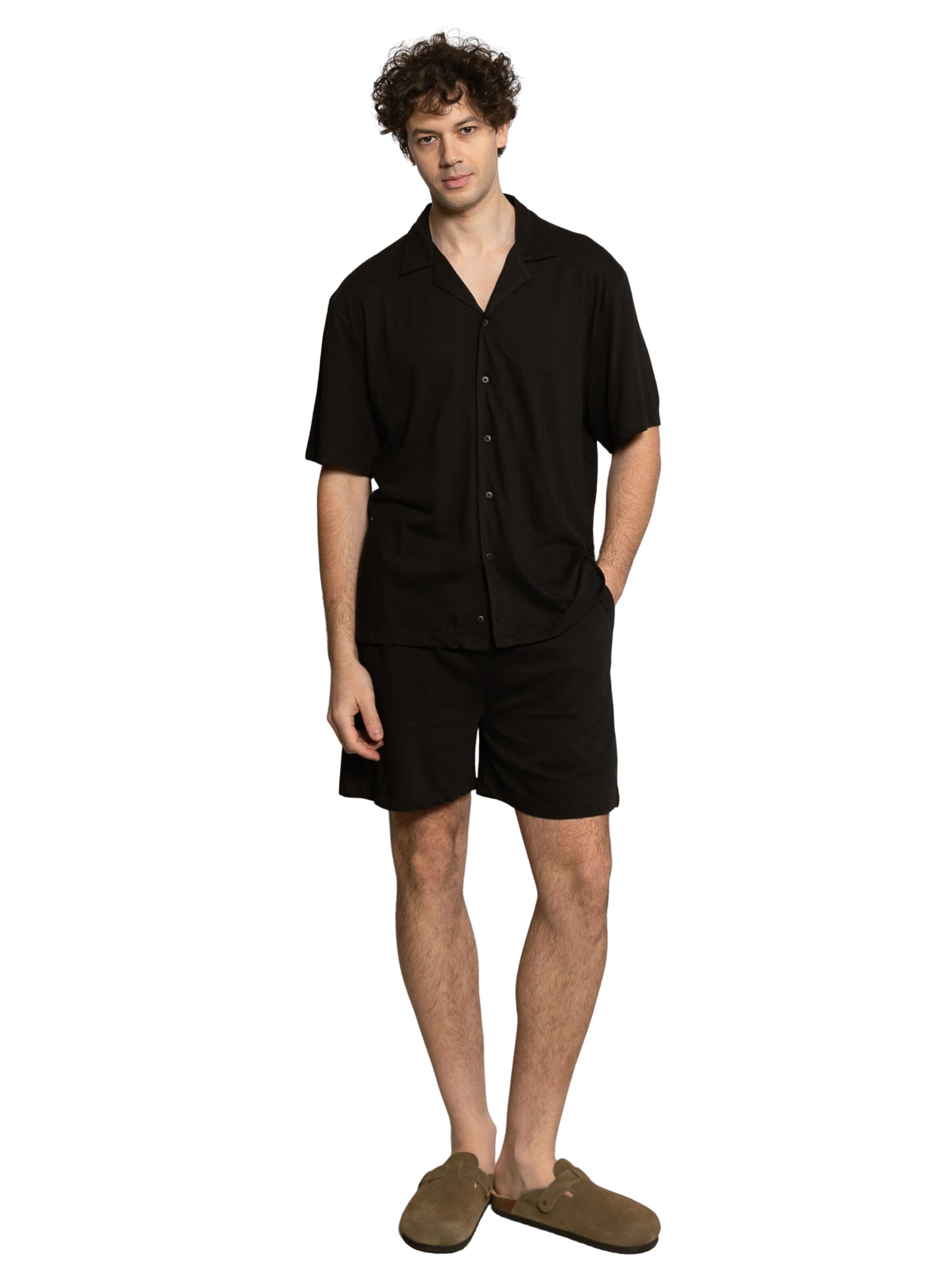 Pyjama court '24_24' LDB en noir