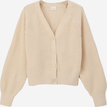 s.Oliver Knit Cardigan in Beige: front