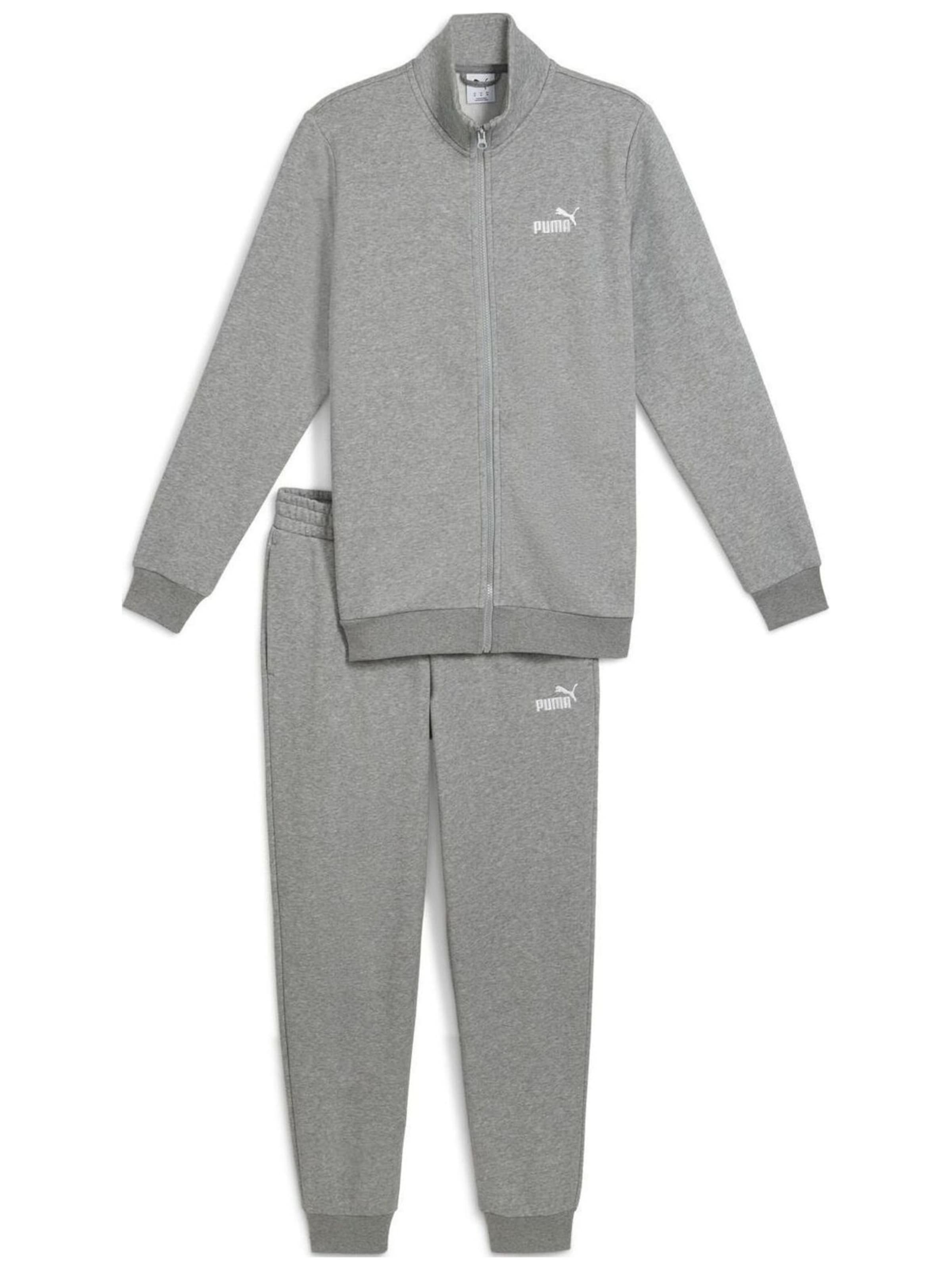 PUMA Veste de survêtement 'Puma Ess Sweat Suit Fl' en S en anthracite, Vue avec produit