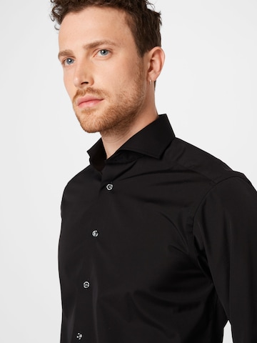 ETON Slim fit Business Shirt in Black