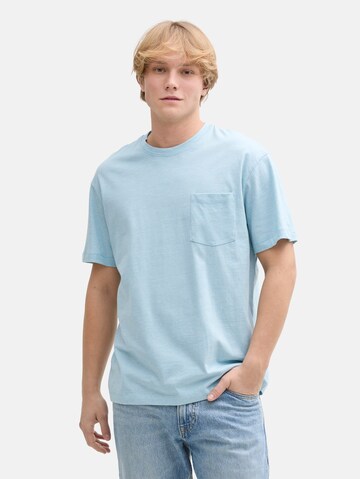 TOM TAILOR DENIM Shirt in Blue: front