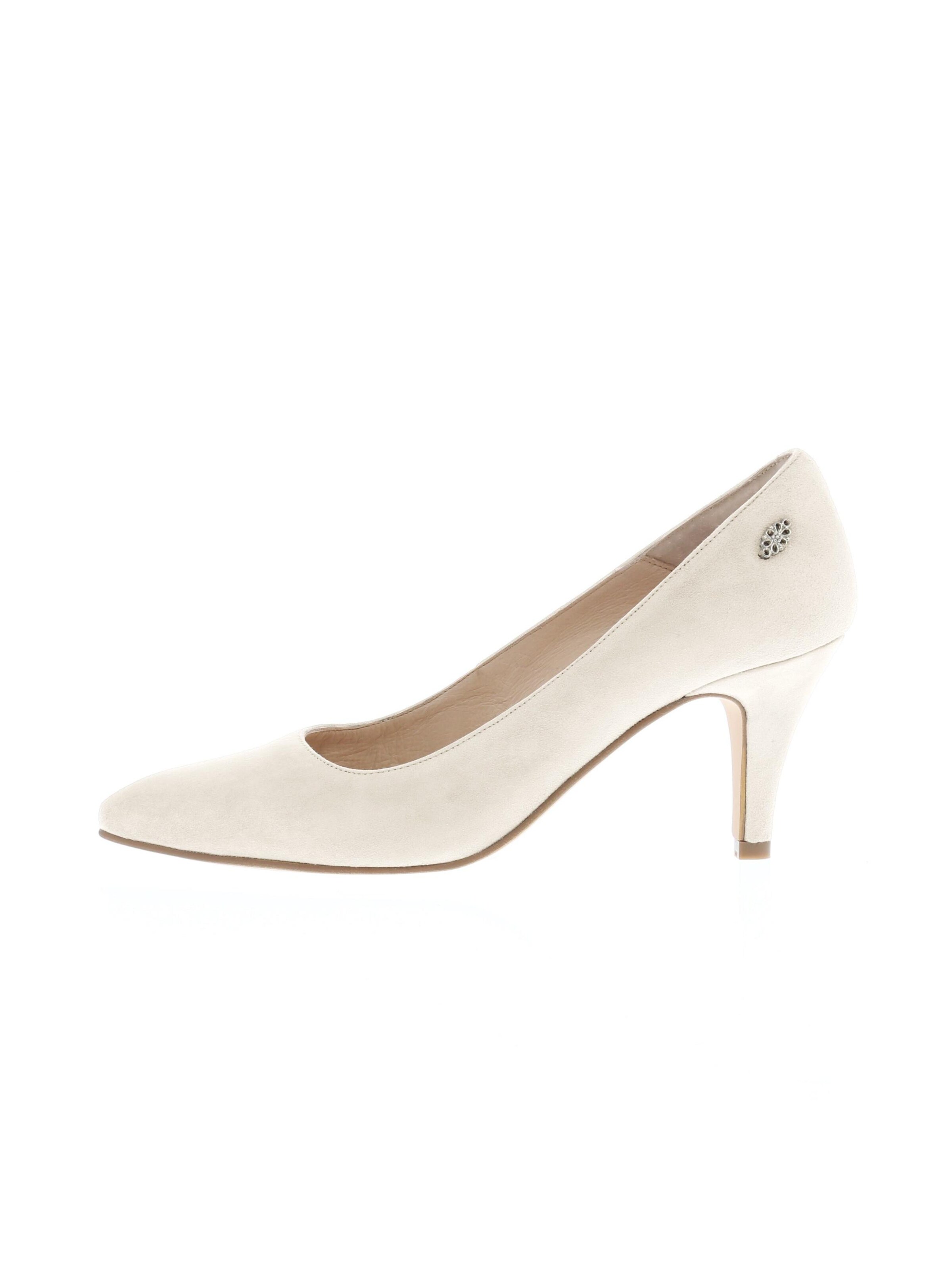 XAVER LUIS Schuhmanufaktur Pumps 'MARINA - Brautpumps'‌‌‌‌‌‌‌‌ in Beige: Vorderseite