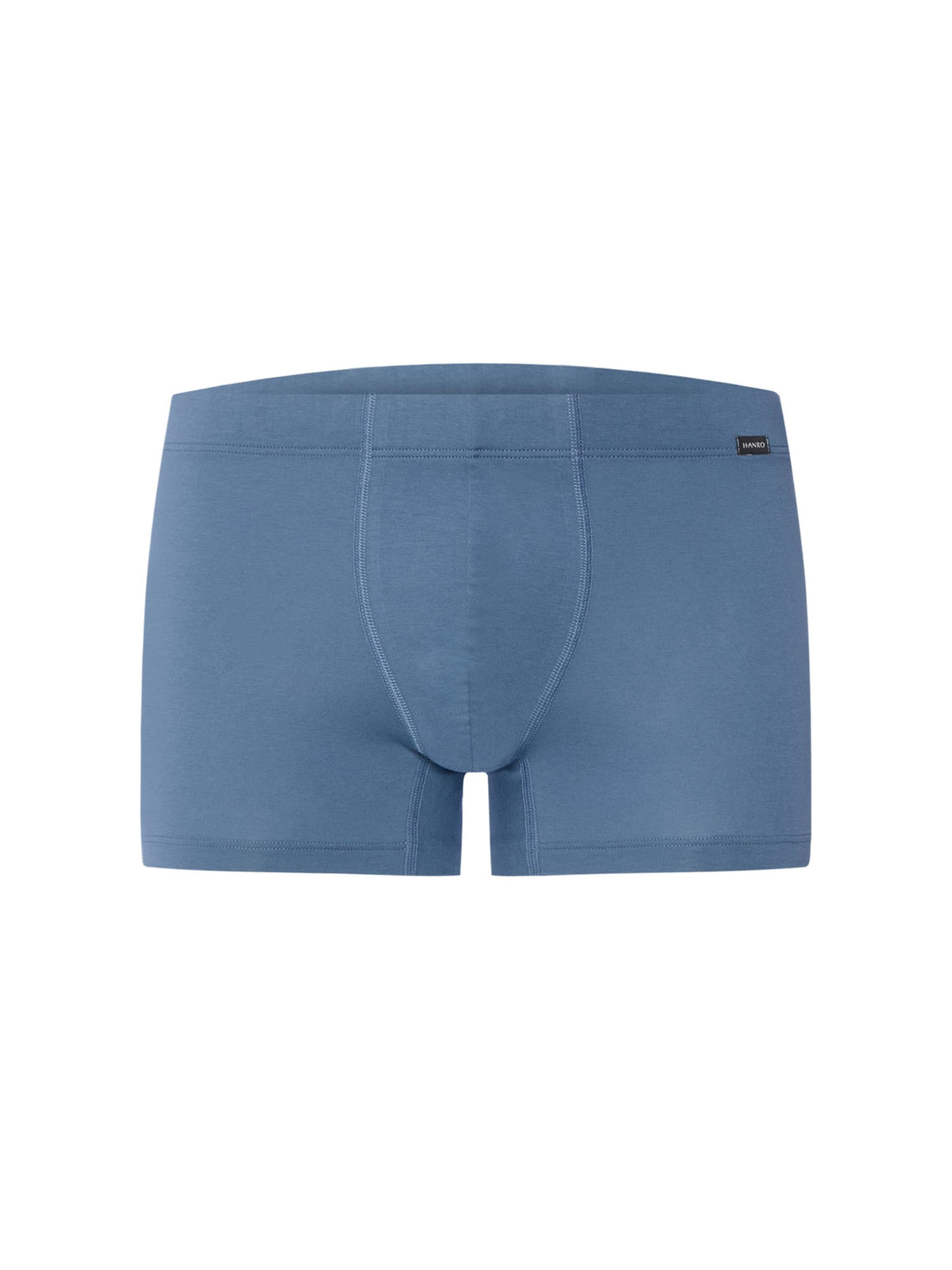 Hanro Boxershorts ' Cotton Essentials ' in Blauw