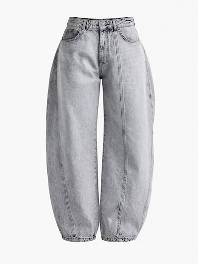 IT'S BASIC Jeans 'BARREL BALLOON MID RISE JEANS' in de kleur Lichtgrijs, Productweergave
