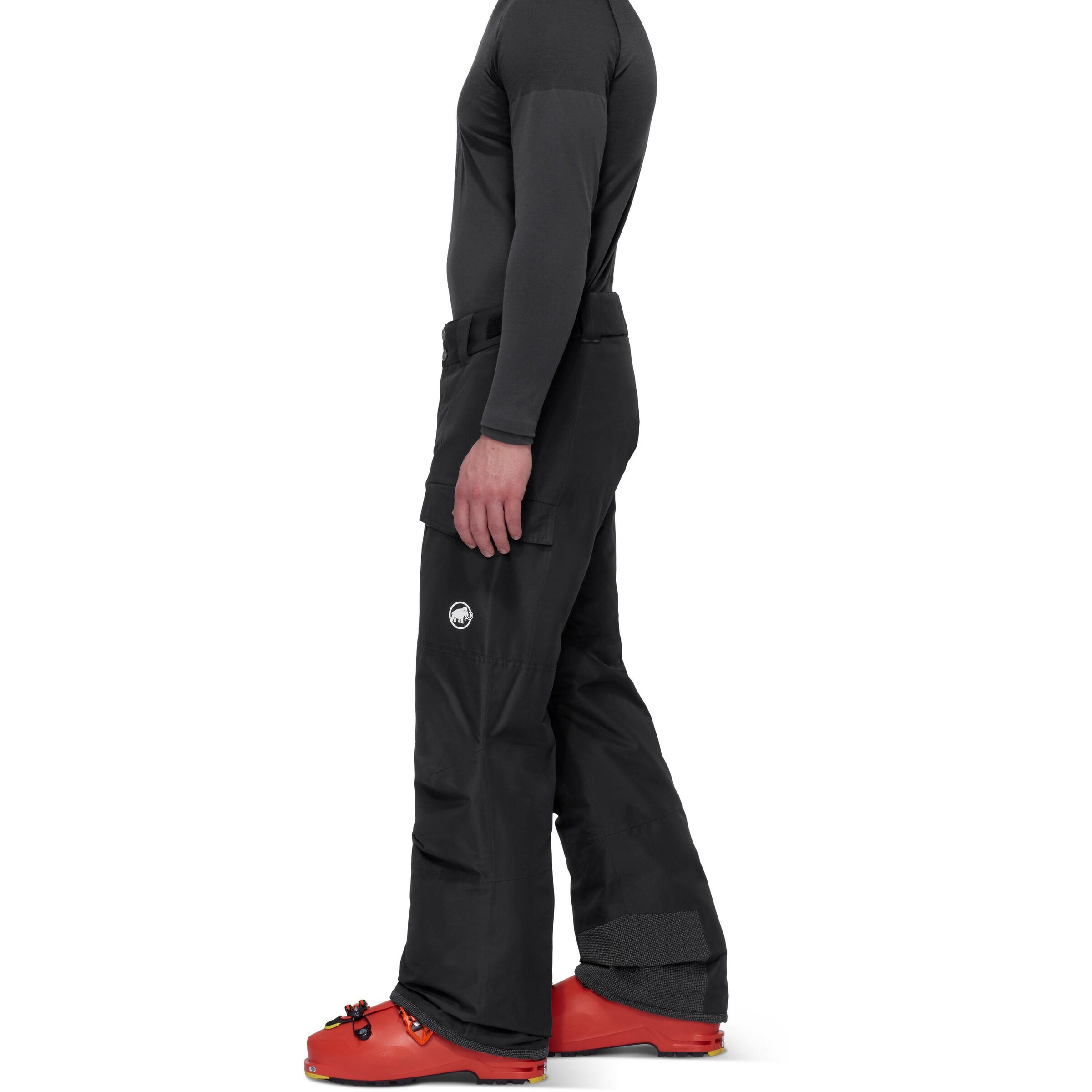 MAMMUT Regular Workout Pants 'Fall Line' in Black