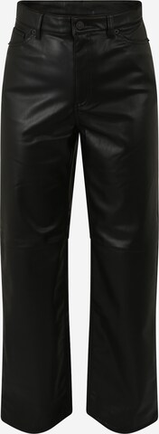 Monki Wide leg Broek in Zwart: voorkant