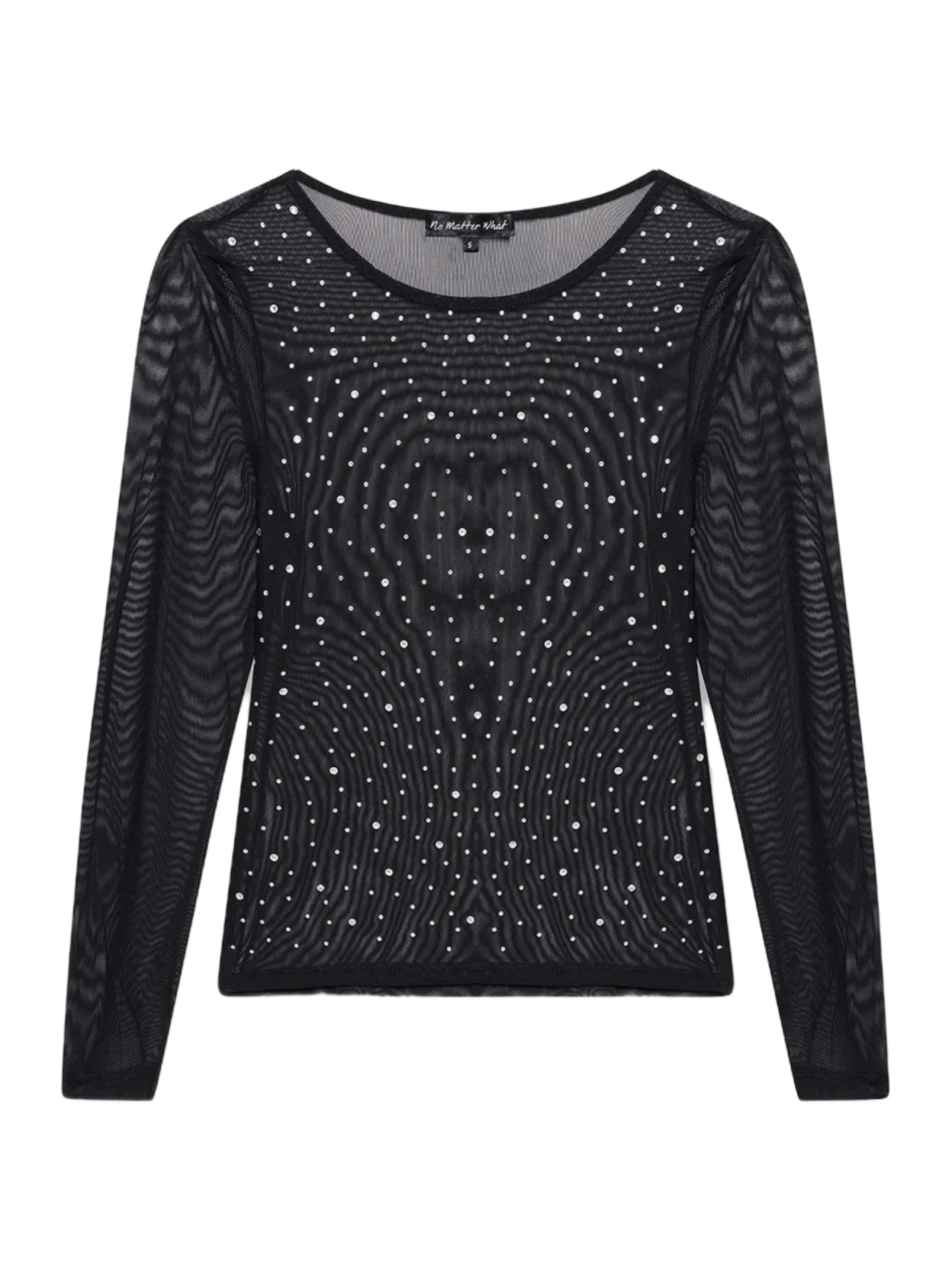 No Matter What Shirt in Zwart: voorkant