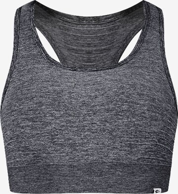 Bustier Soutien-gorge de sport Smilodox en gris : devant