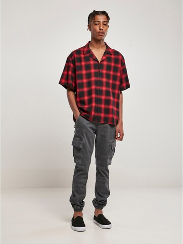 Urban Classics Comfort fit Overhemd in Zwart