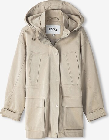 Ipekyol Between-Seasons Coat in Grey: front