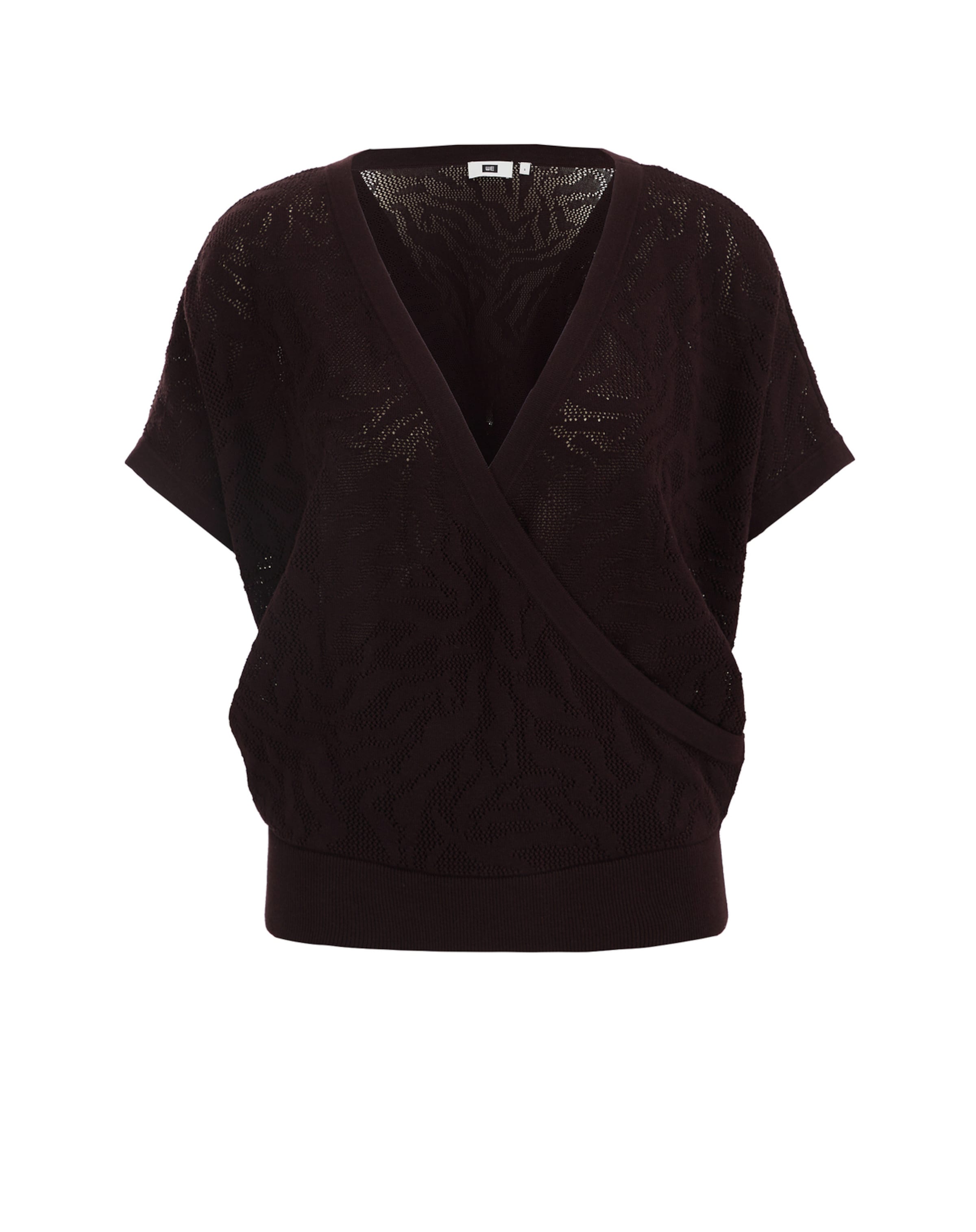 Pull-over WE Fashion en marron : devant
