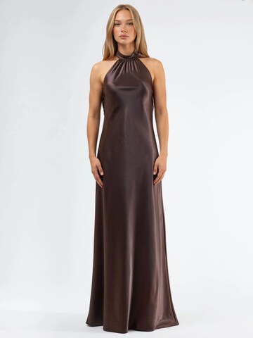 Hiccup Evening Dress in Brown