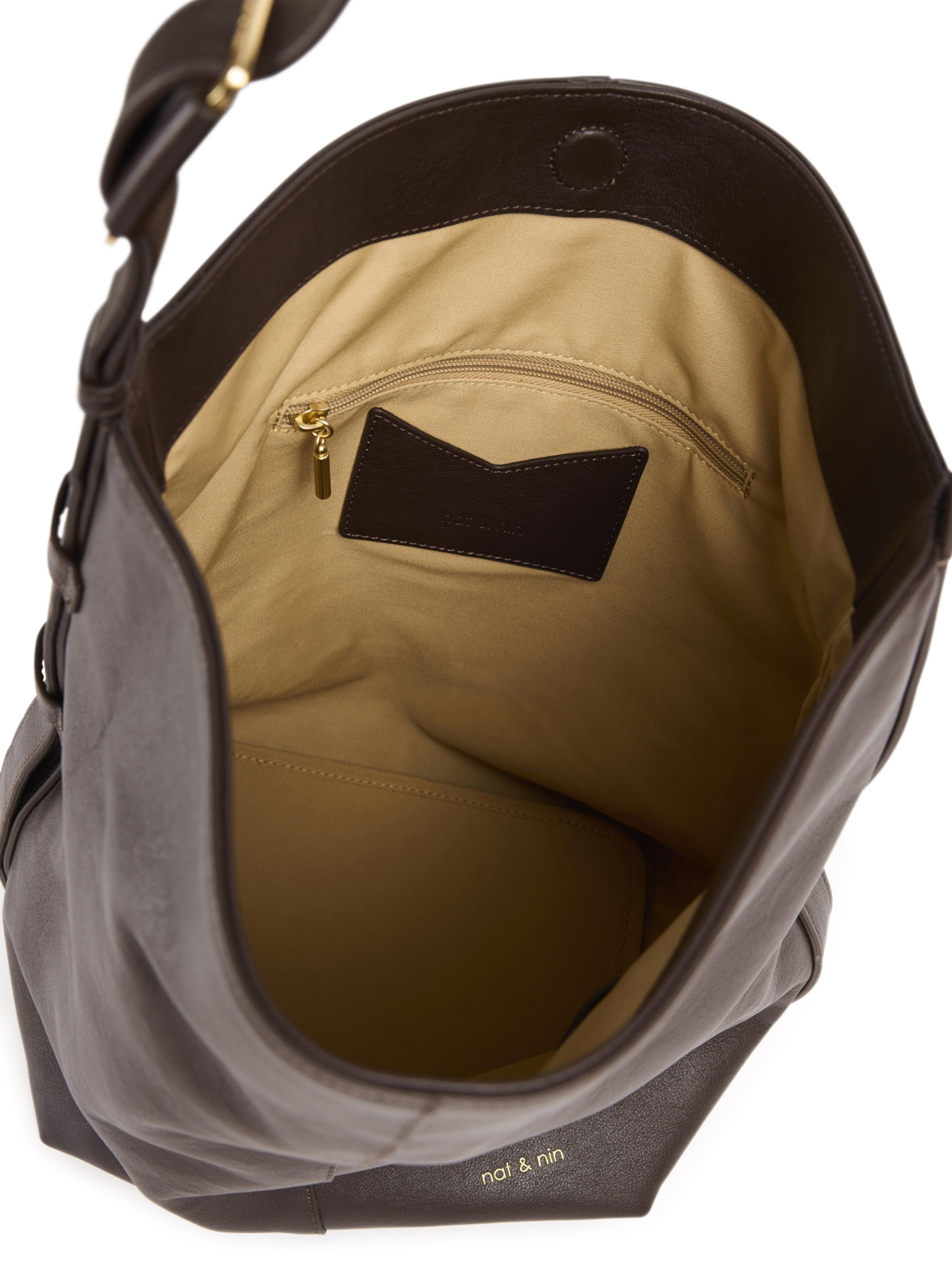 Nat&Nin Håndtaske 'NOUR' i brun