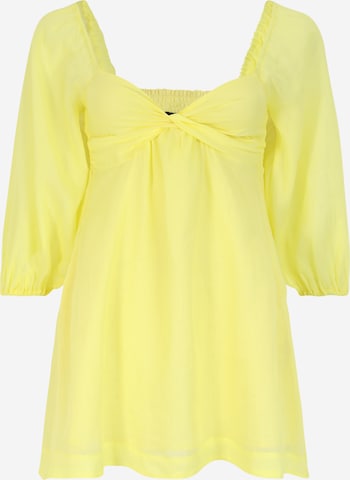 Banana Republic Petite - Vestido de verão em amarelo: frente