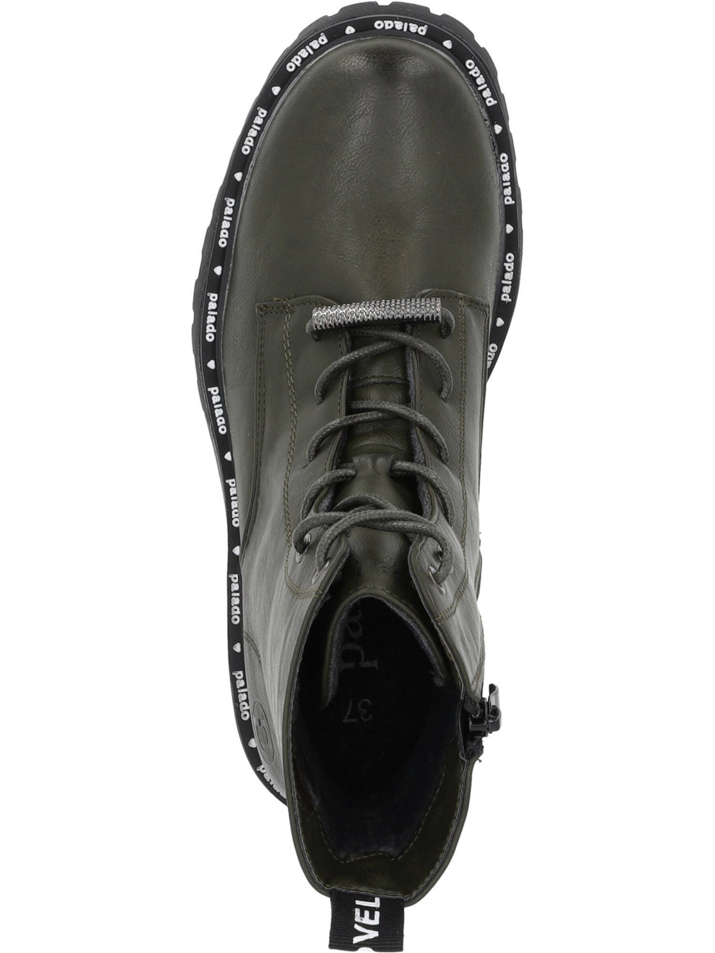 Palado Schnürstiefelette 'Sideros' in Grün