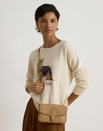 Lauren Ralph Lauren Torba na ramię 'BRADLEY' w kolorze beżowy