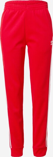 ADIDAS ORIGINALS Pantalon 'Adicolor Classics Cuffed' en rouge / blanc, Vue avec produit