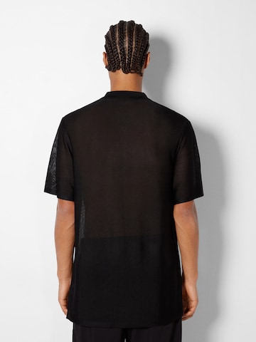 Coupe regular Chemise Bershka en noir