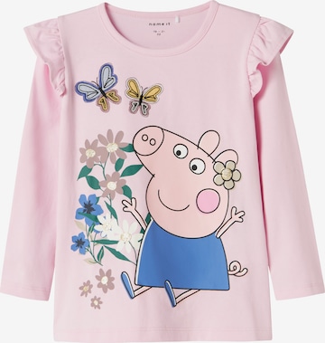 NAME IT Shirt 'NMFANNA PEPPA' in Pink: front