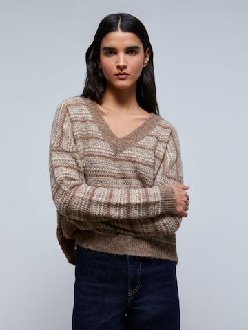 Scalpers Sweater 'Charmy' in Brown: front