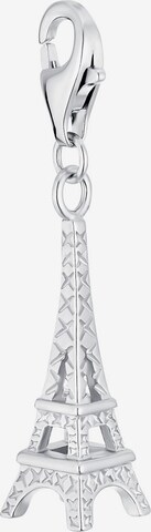 AMOR Pendant in Silver: front