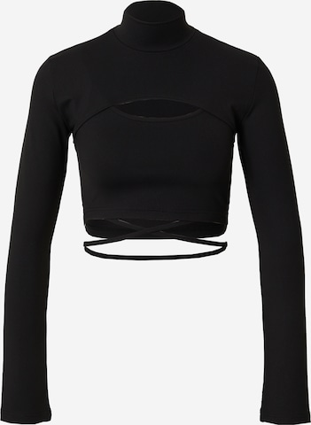ABOUT YOU x Sofia Tsakiridou Shirt 'Christin' in Black: front