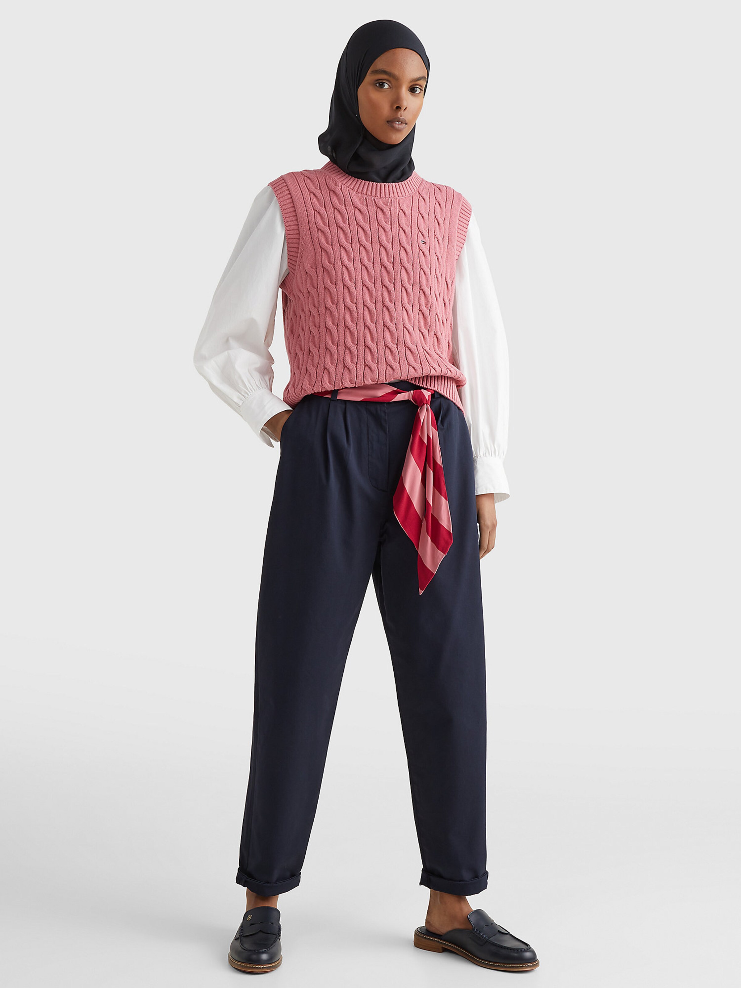 Frauen Große Größen TOMMY HILFIGER Hose in Navy - XE23672 Frauen Große Größen TOMMY HILFIGER Hose in Navy - XE23672