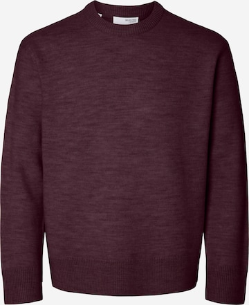 SELECTED Pullover i rød: forside