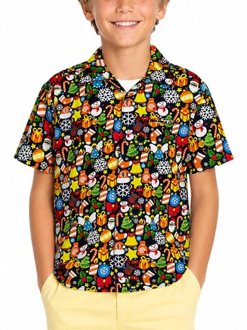 Regular fit Camicia 'Christmas Allover' di King Kameha in colori misti