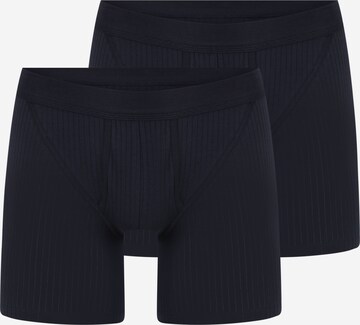 SCHIESSER Boxer shorts 'Authentic' in Blue: front