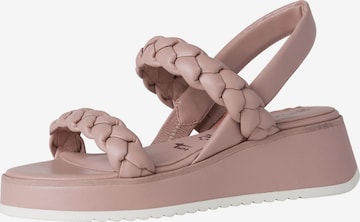 TAMARIS Sandals in Pink: front