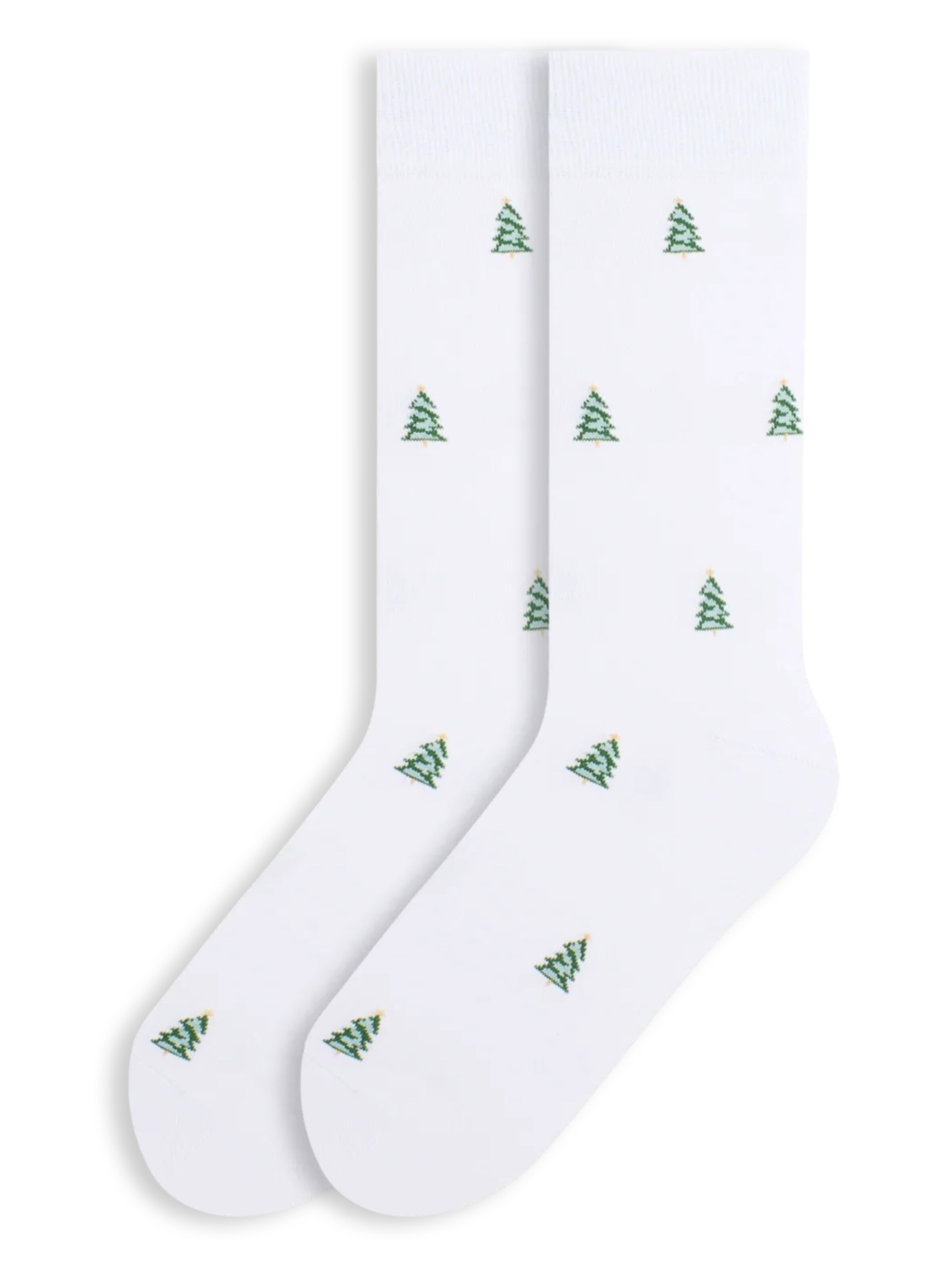 Von Jungfeld Socken 'mit Weihnachtsmotiven'‌‌‌‌‌ in Weiß: Vorderseite