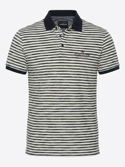 KOROSHI Shirt in XXXL in de kleur Navy / Wit, Productweergave