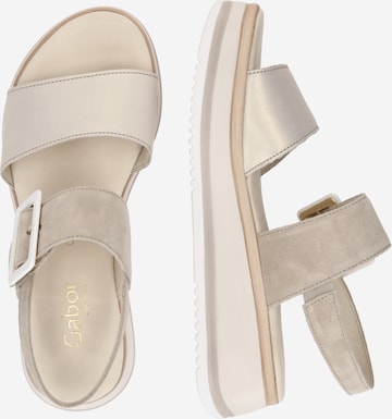 GABOR Strap Sandals in Beige