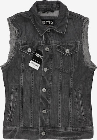 TOM TAILOR DENIM Weste S in Grau: Vorderseite