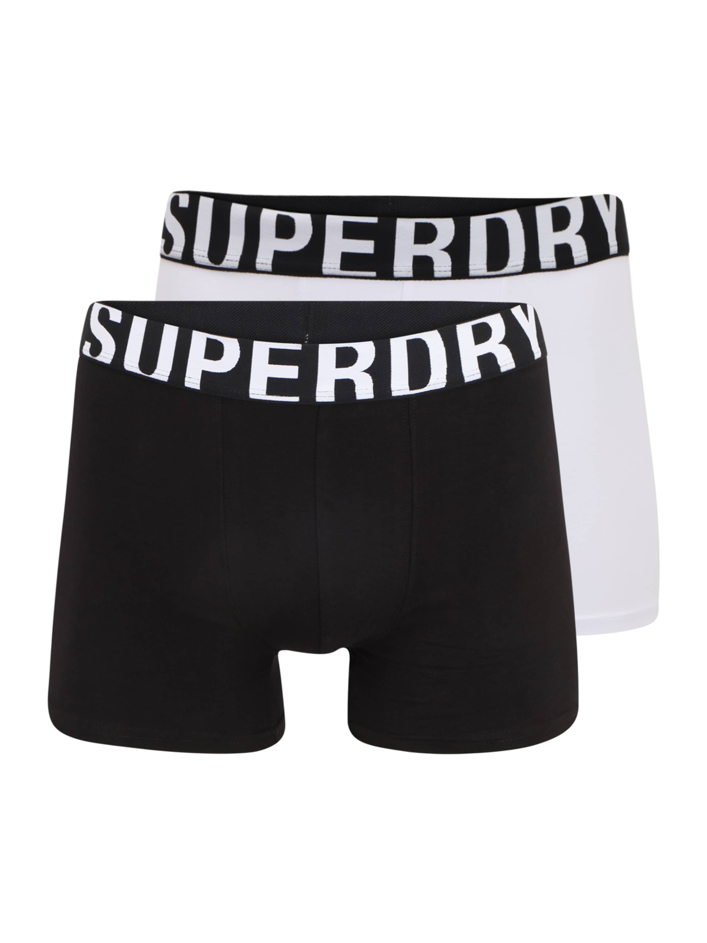 Sous-vêtements Boxers Superdry en Noir, Blanc 