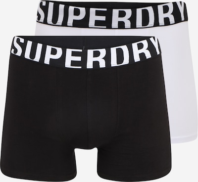 Superdry Boxershorts in schwarz / weiß, Produktansicht